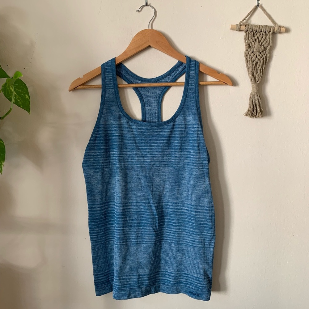 Patagonia // Heather Blue Racerback Tank - Picture 1 of 8